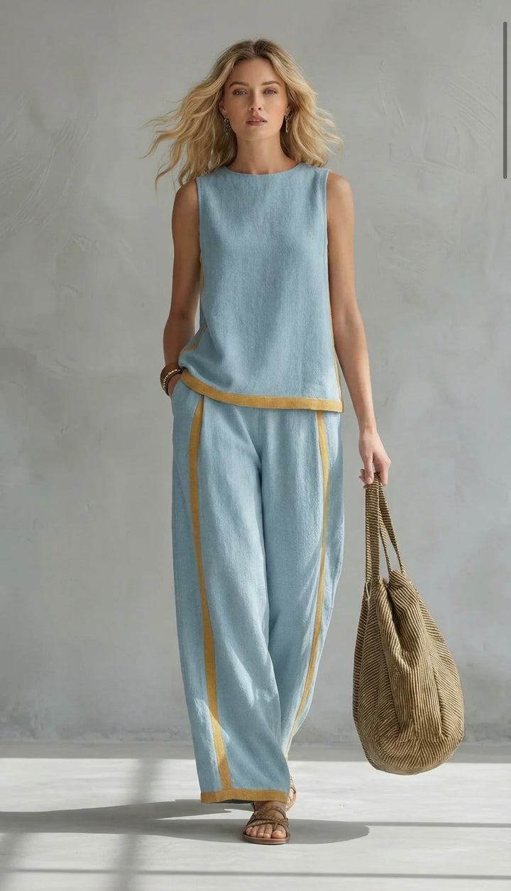 Ophelia – Cotton Linen Two-Piece Set