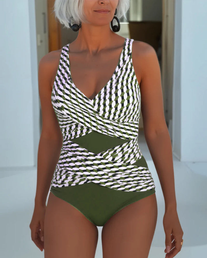 Primrose – Elegant Cross-Over Swimsuit