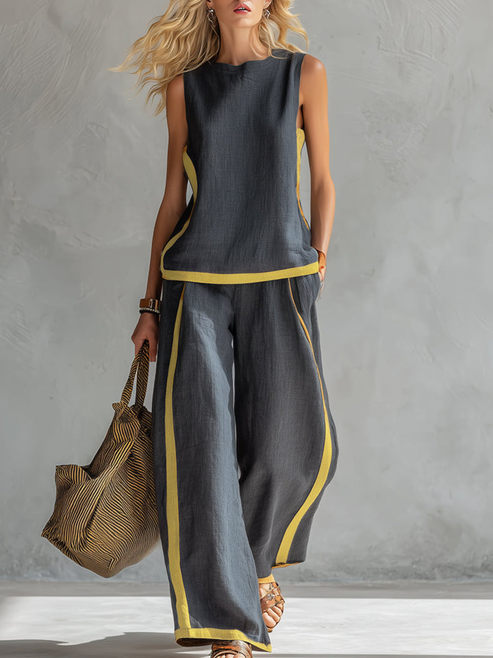 Ophelia – Cotton Linen Two-Piece Set