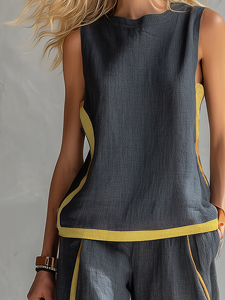 Ophelia – Cotton Linen Two-Piece Set