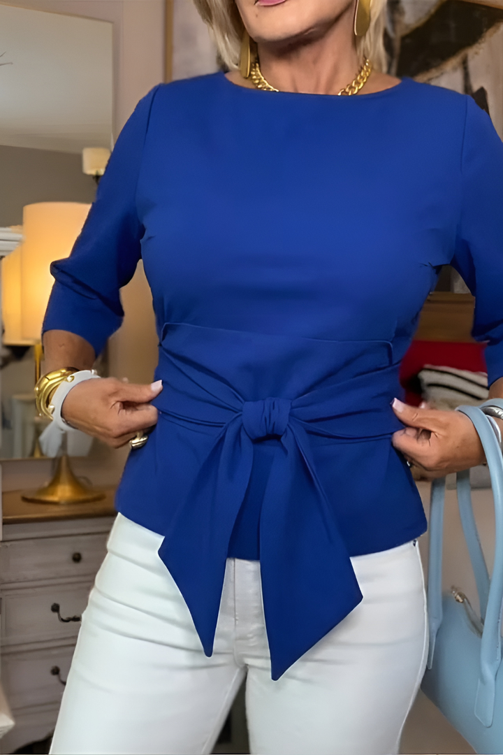 Zafira | Stylish Bow Waist Top