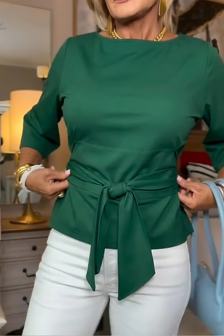 Zafira | Stylish Bow Waist Top