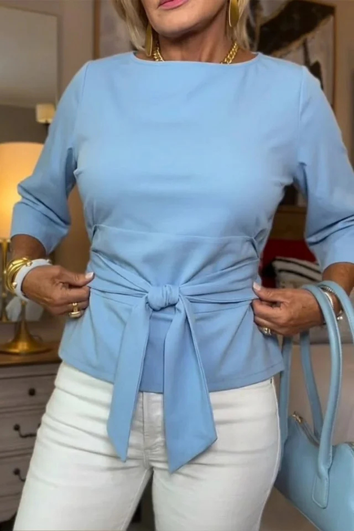 Zafira | Stylish Bow Waist Top