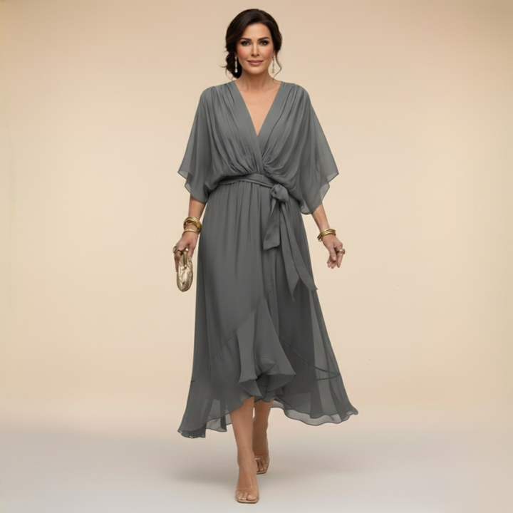 Darcy | Elegant V-Neck Maxi Dress