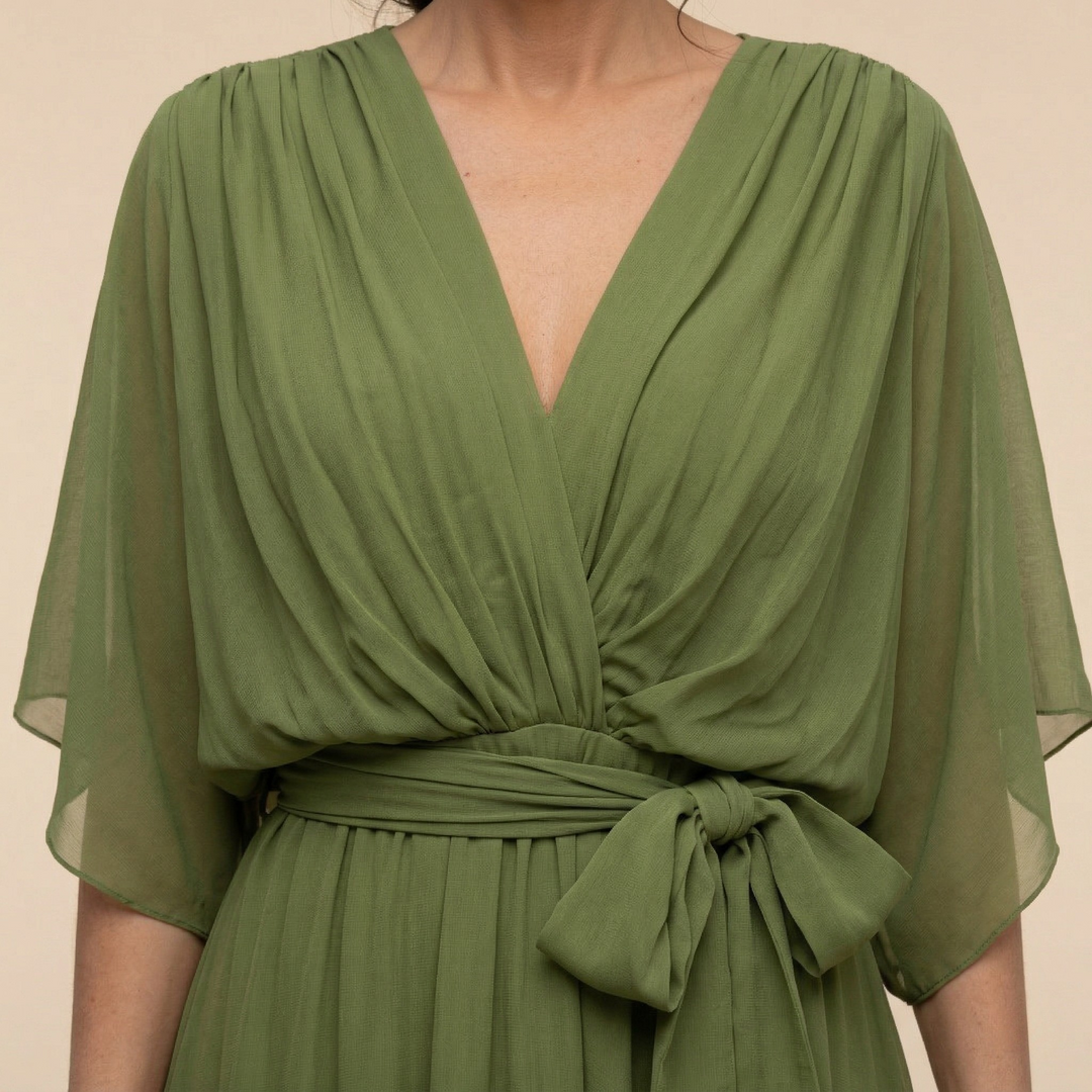 Darcy | Elegant V-Neck Maxi Dress