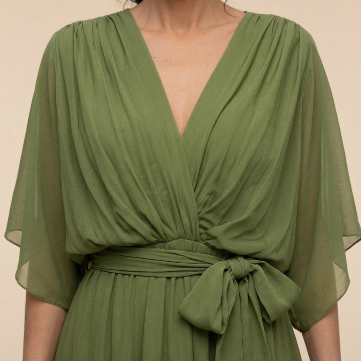 Darcy | Elegant V-Neck Maxi Dress