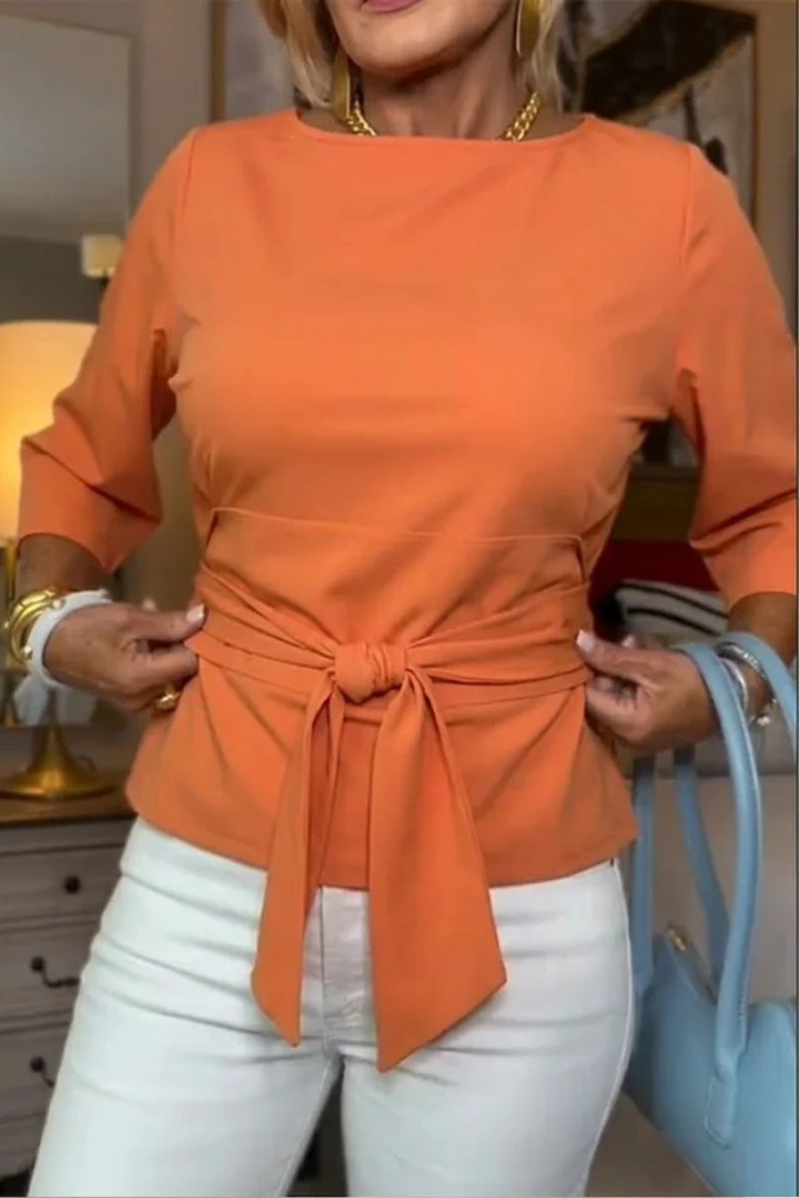 Zafira | Stylish Bow Waist Top
