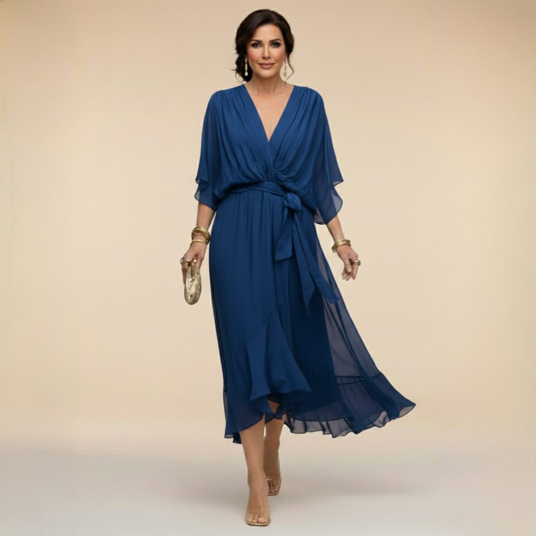 Darcy | Elegant V-Neck Maxi Dress