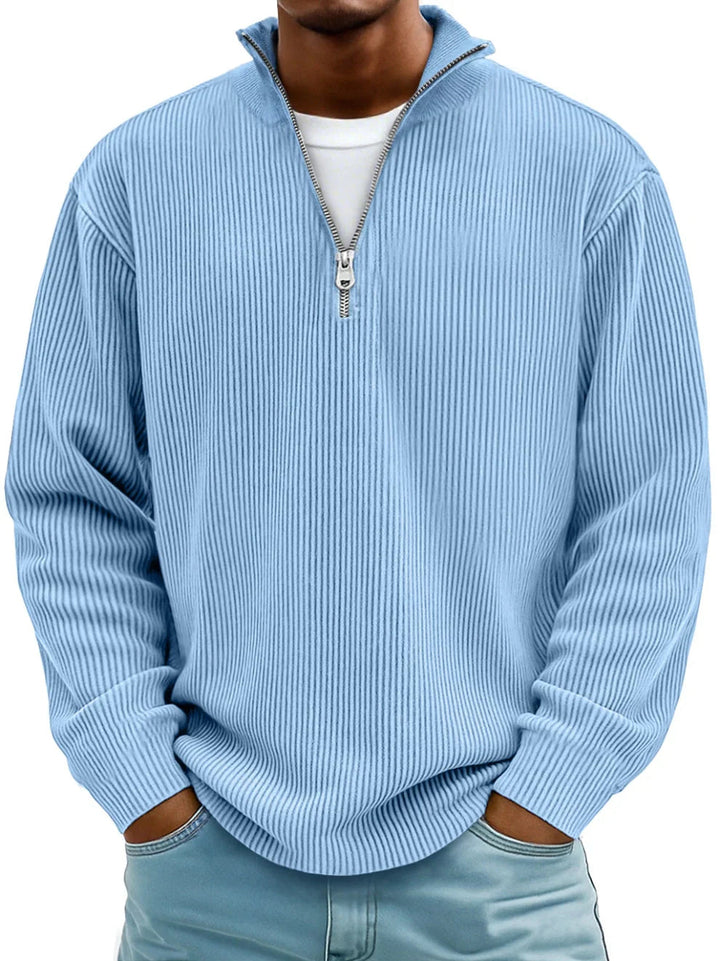 Griffin– Trendy Half-Zip Sweater