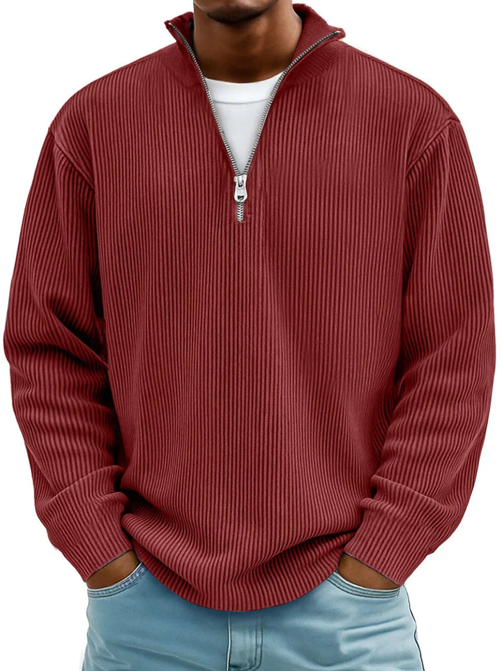 Griffin– Trendy Half-Zip Sweater