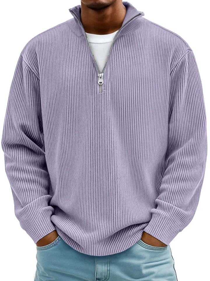 Griffin– Trendy Half-Zip Sweater