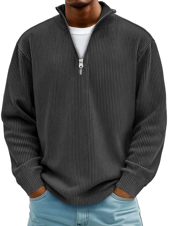 Griffin– Trendy Half-Zip Sweater