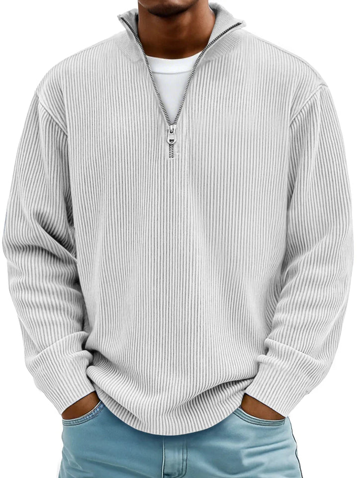 Griffin– Trendy Half-Zip Sweater