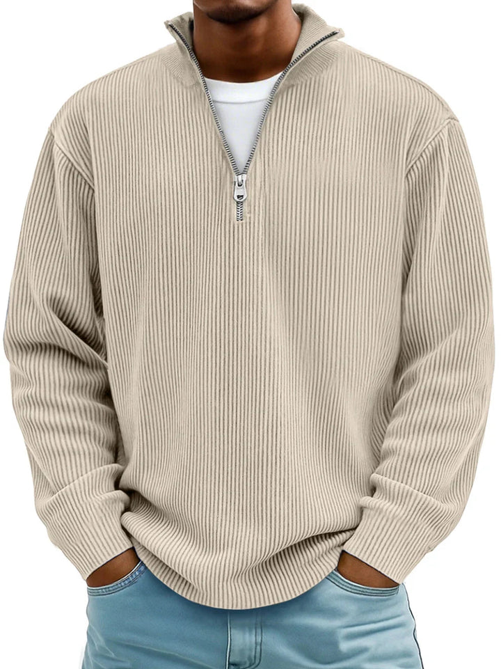 Griffin– Trendy Half-Zip Sweater