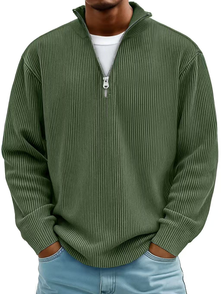 Griffin– Trendy Half-Zip Sweater