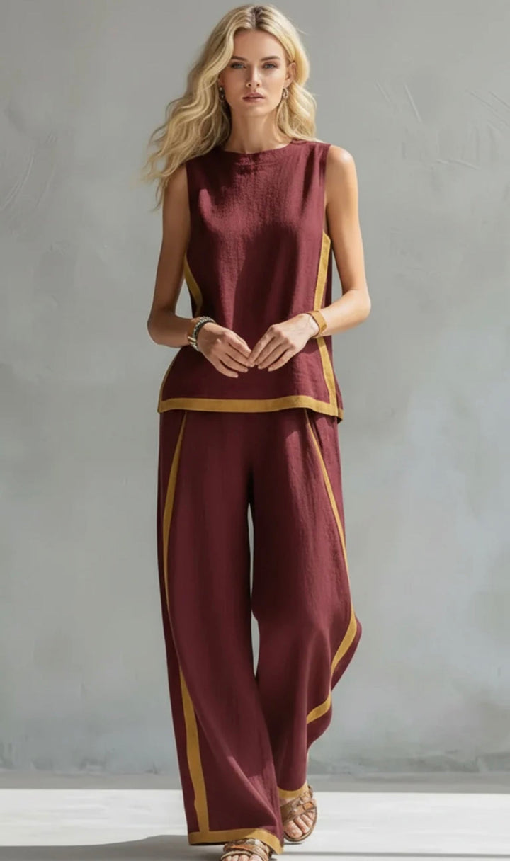 Ophelia – Cotton Linen Two-Piece Set