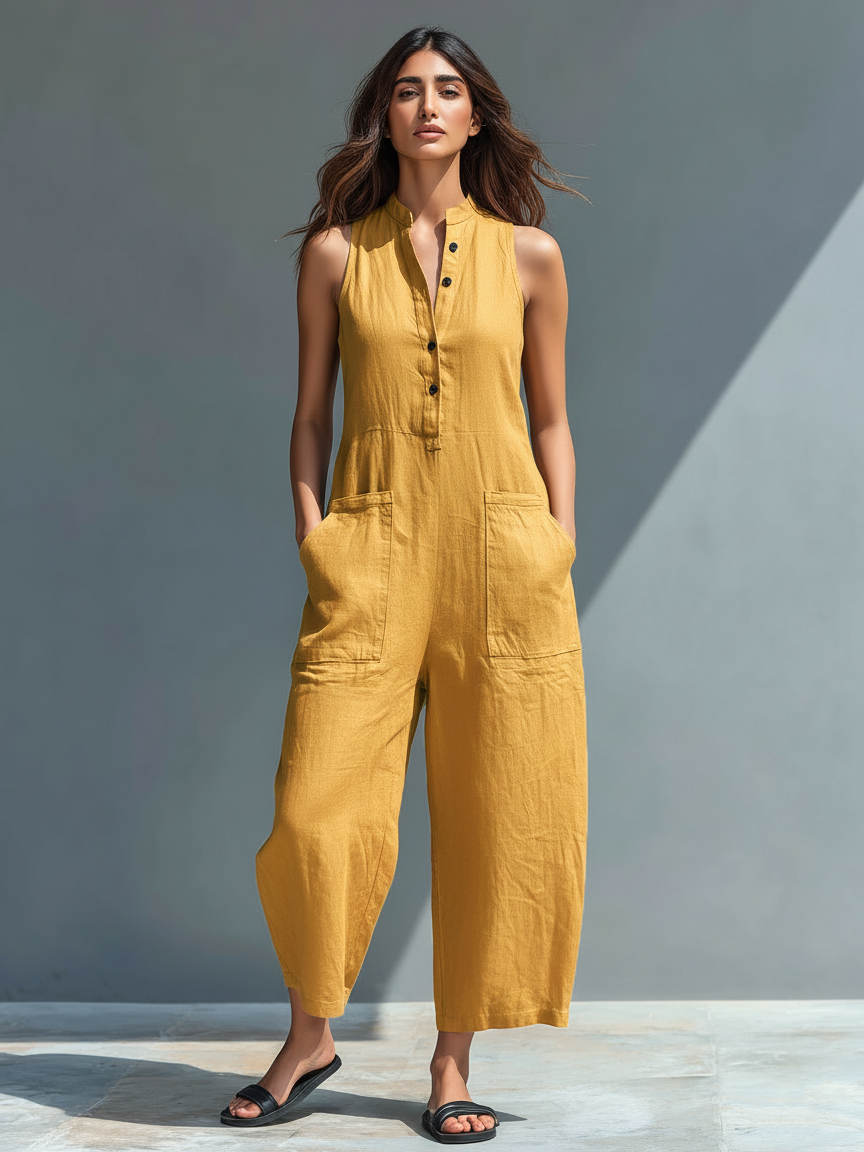 Genevieve - Lightweight Summer Jumpsuit