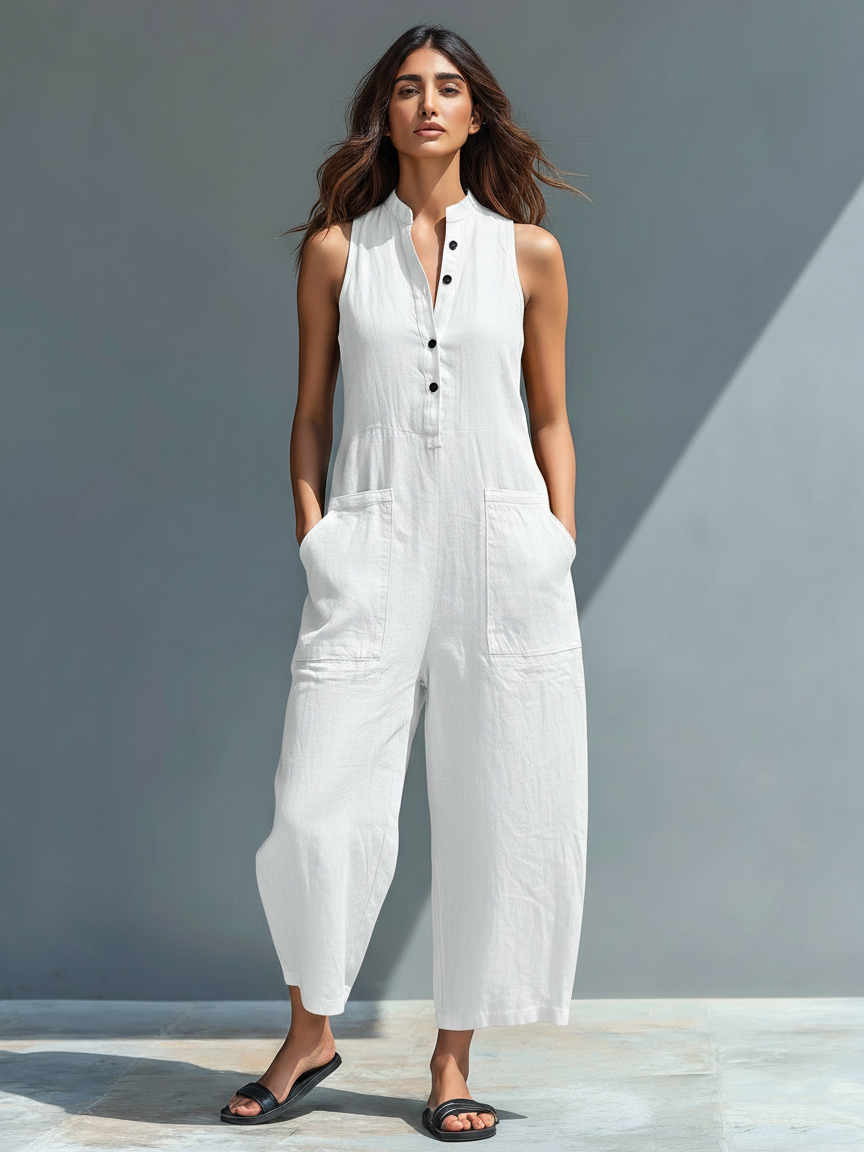 Genevieve - Lightweight Summer Jumpsuit