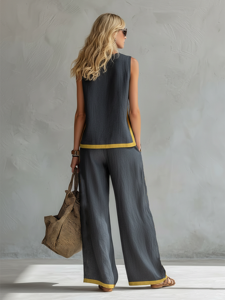 Ophelia – Cotton Linen Two-Piece Set