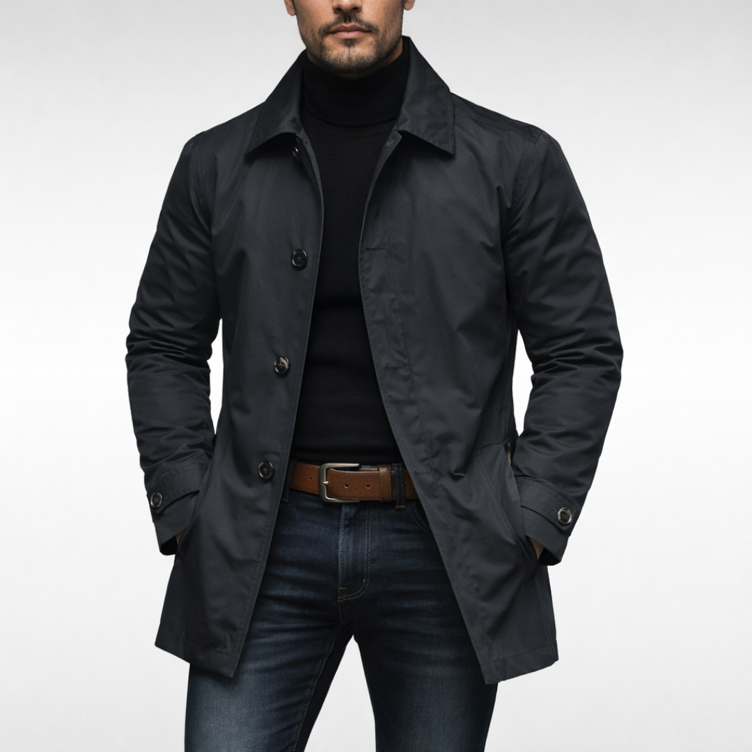 Hugo – Weatherproof Coat | Reliable Warmth for Unpredictable Days