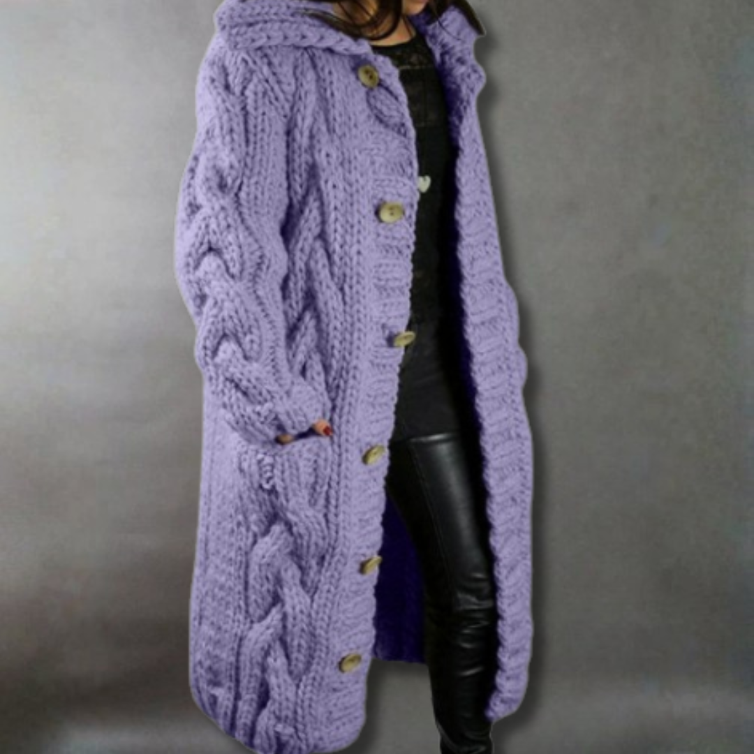 Georgina™ | Elegant Cosy Cable-Knit Coat