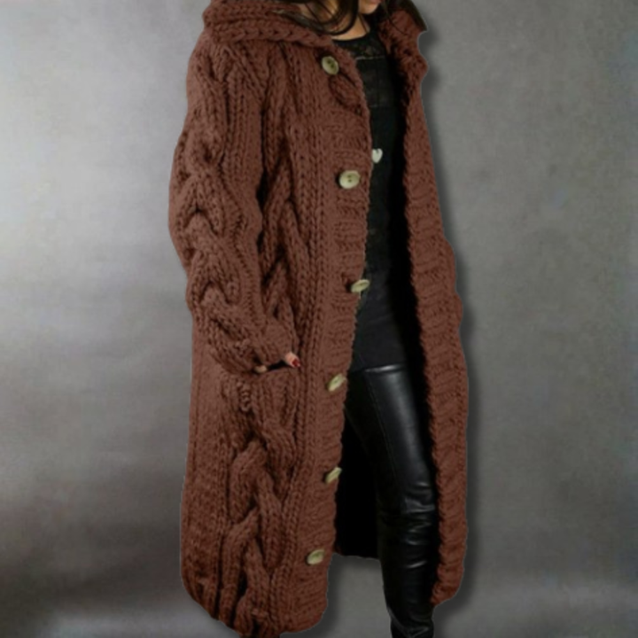 Georgina™ | Elegant Cosy Cable-Knit Coat