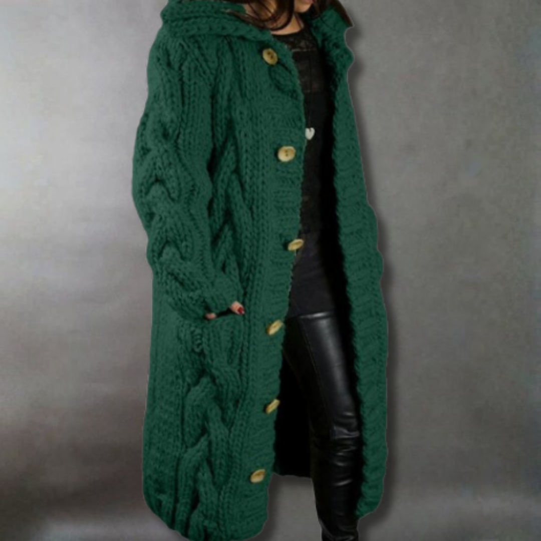 Georgina™ | Elegant Cosy Cable-Knit Coat