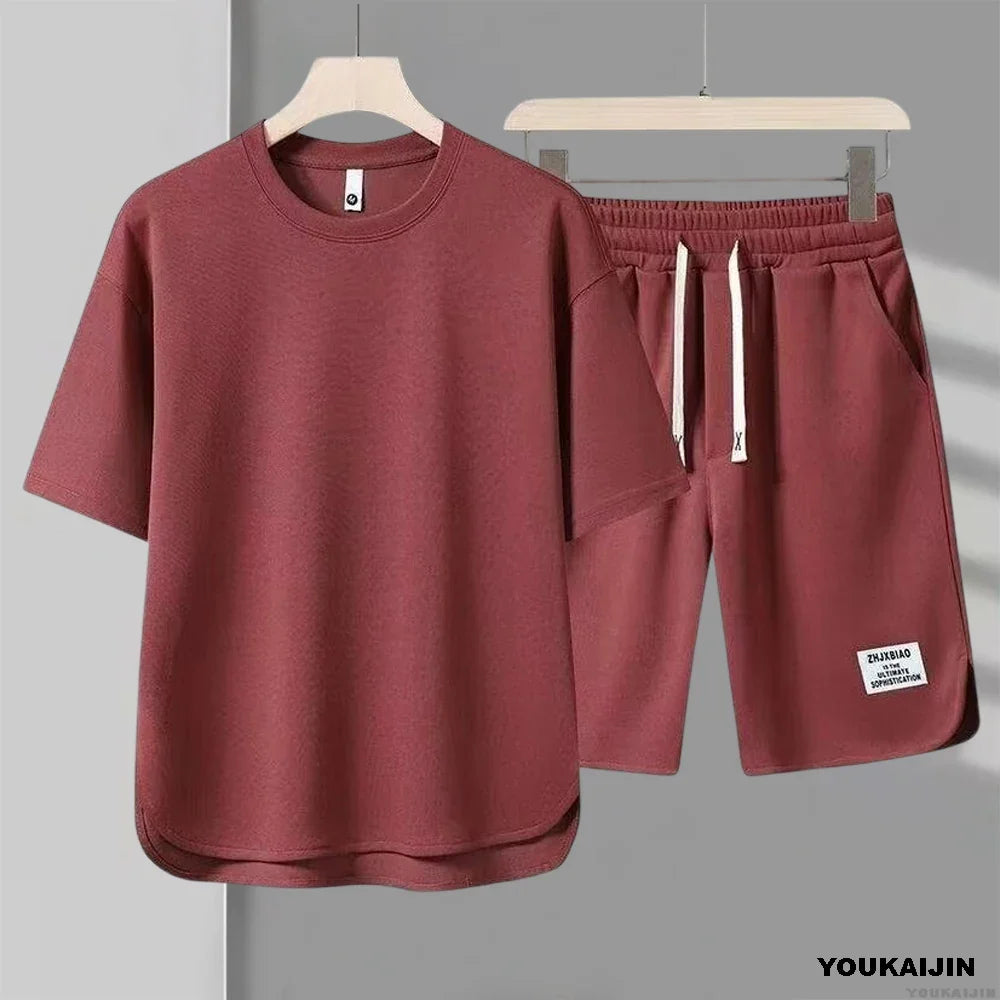 Novira London™ | Casual Men’s Waffle-Texture Set