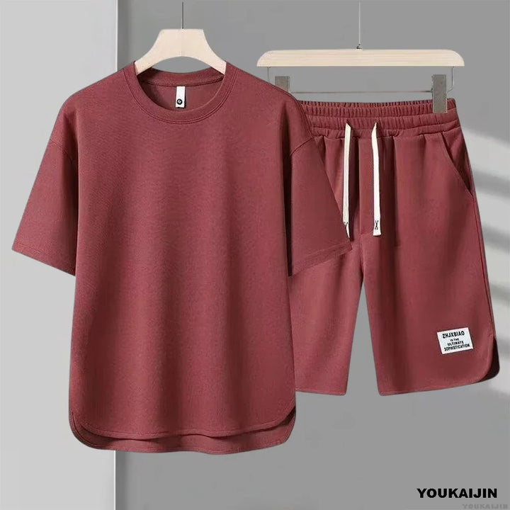 Novira London™ | Casual Men’s Waffle-Texture Set