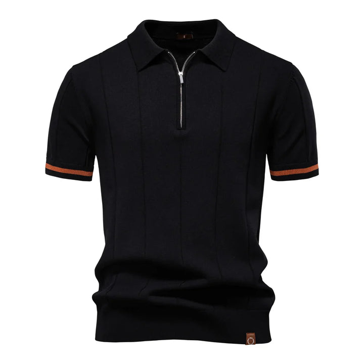 Novira London | Men’s Zip Polo Shirt