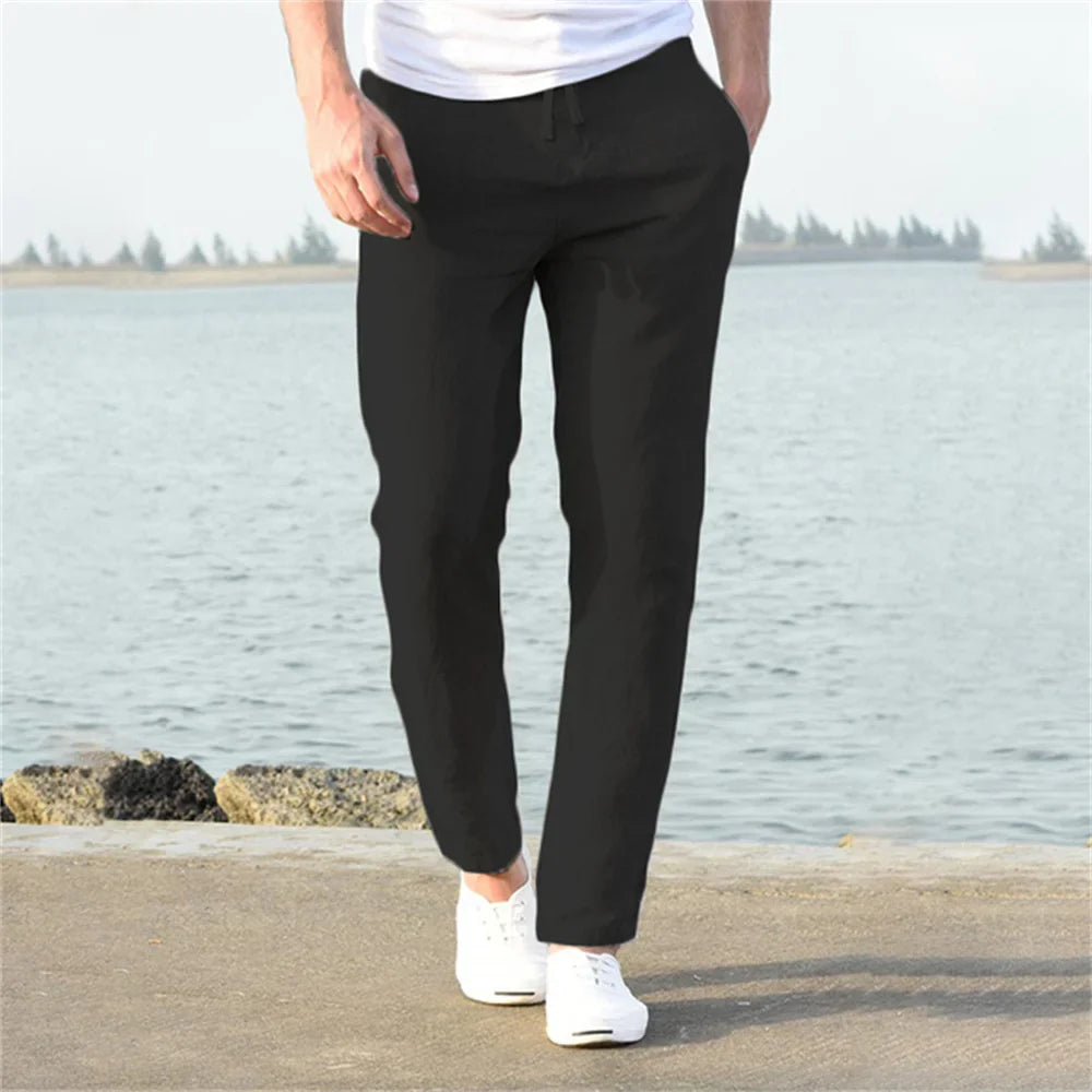 Novira London | Cotton Linen Pants