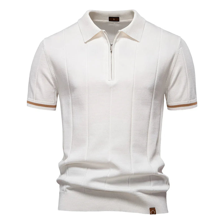 Novira London | Men’s Zip Polo Shirt