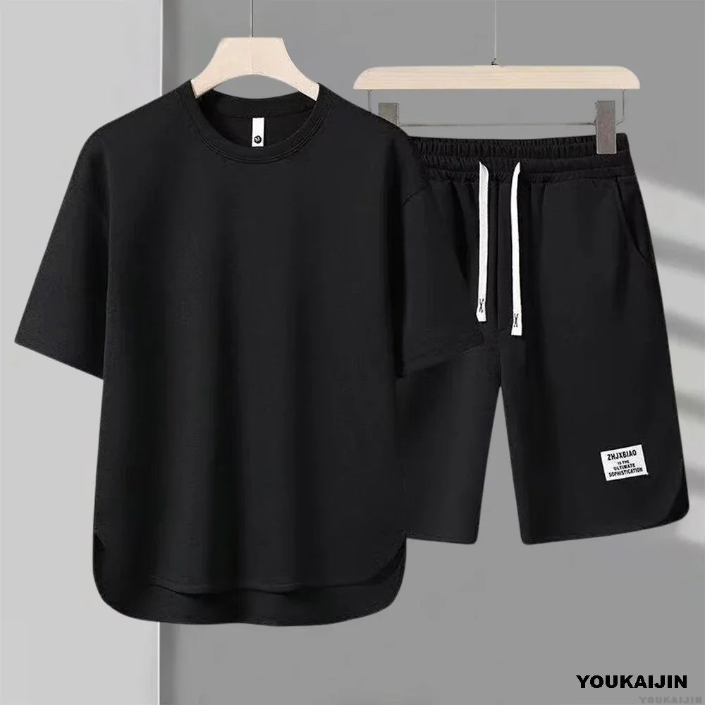 Novira London™ | Casual Men’s Waffle-Texture Set
