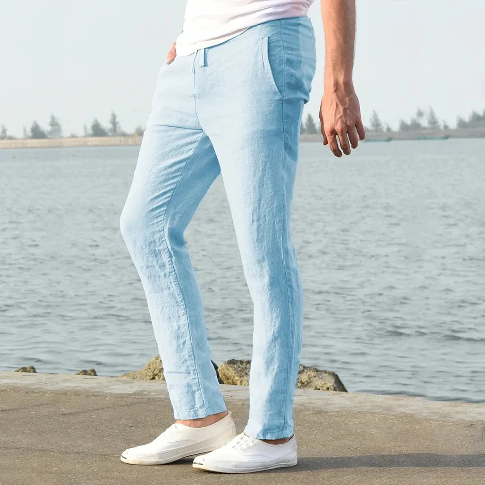 Novira London | Cotton Linen Pants
