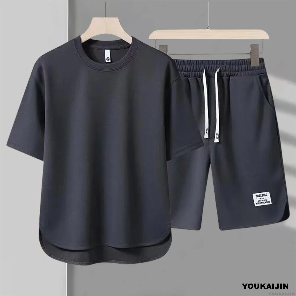 Novira London™ | Casual Men’s Waffle-Texture Set