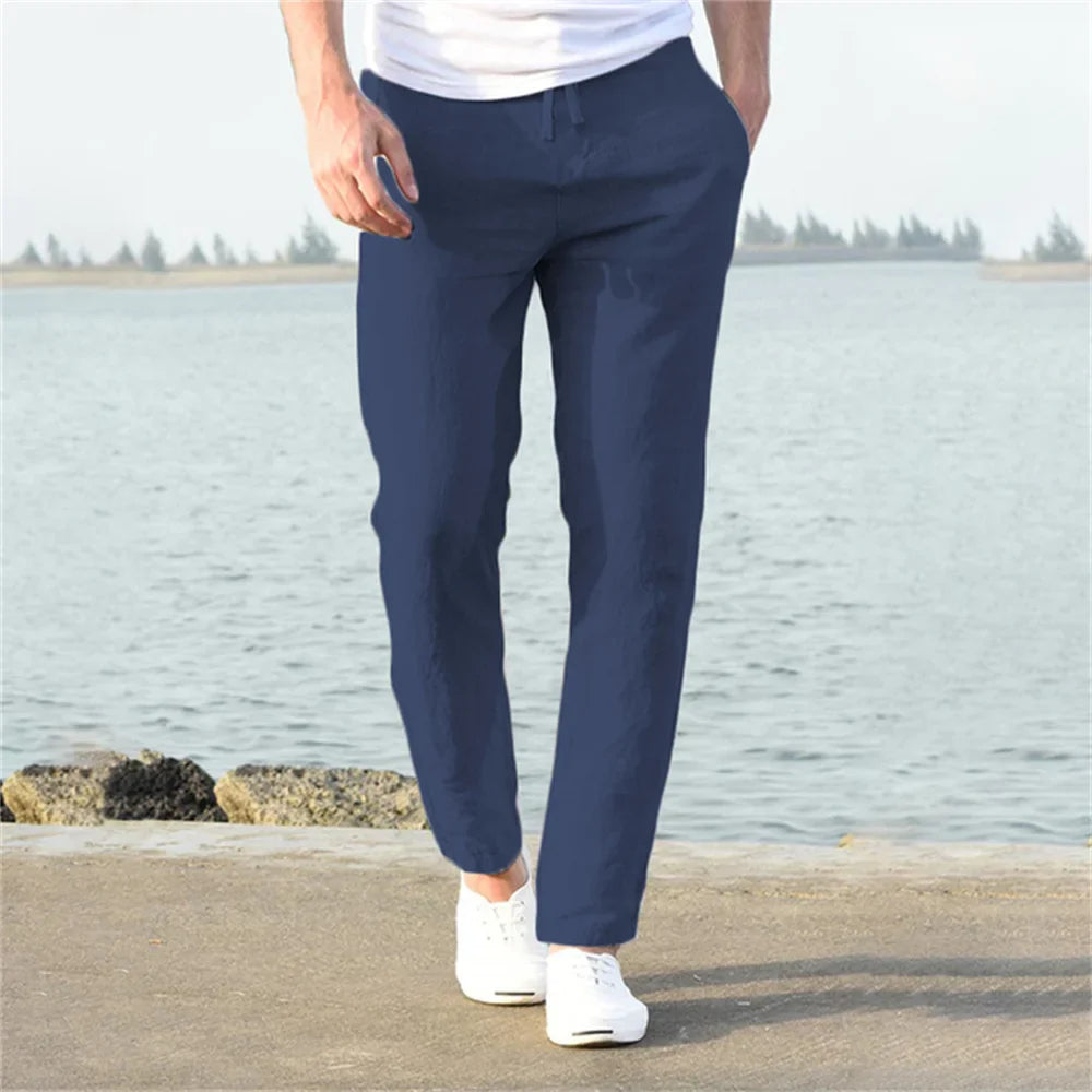 Novira London | Cotton Linen Pants