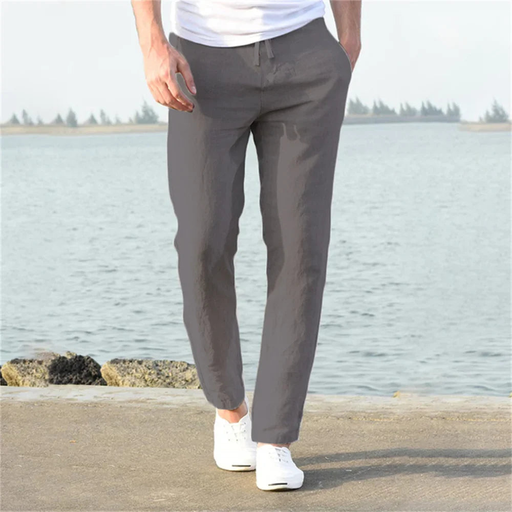 Novira London | Cotton Linen Pants