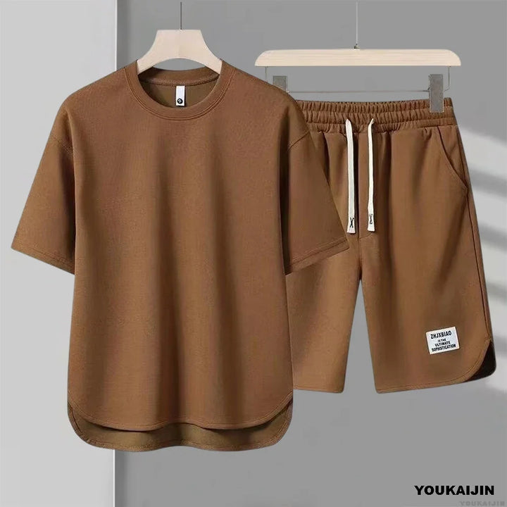 Novira London™ | Casual Men’s Waffle-Texture Set