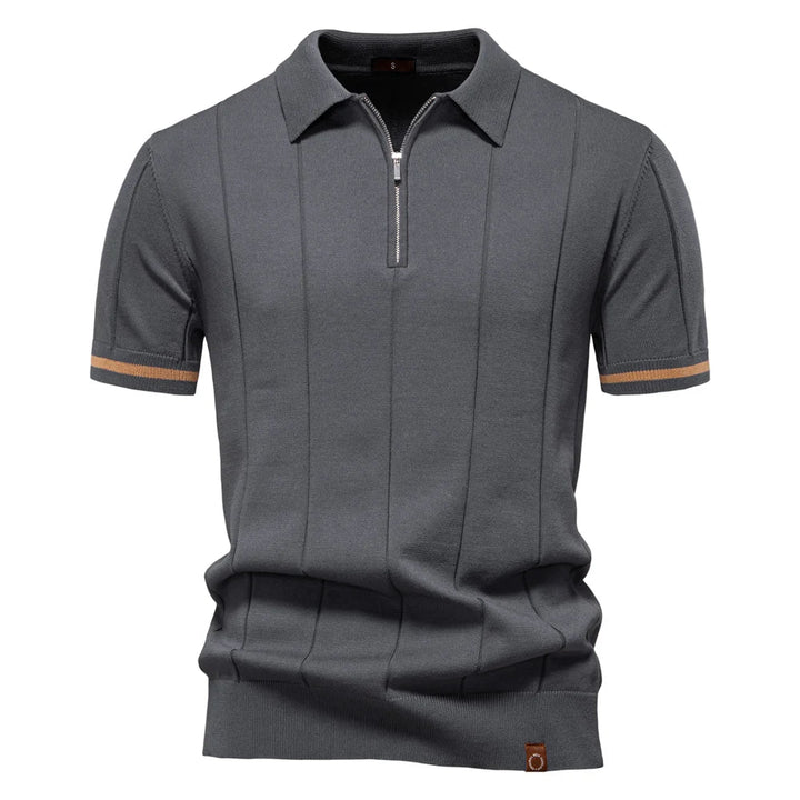 Novira London | Men’s Zip Polo Shirt