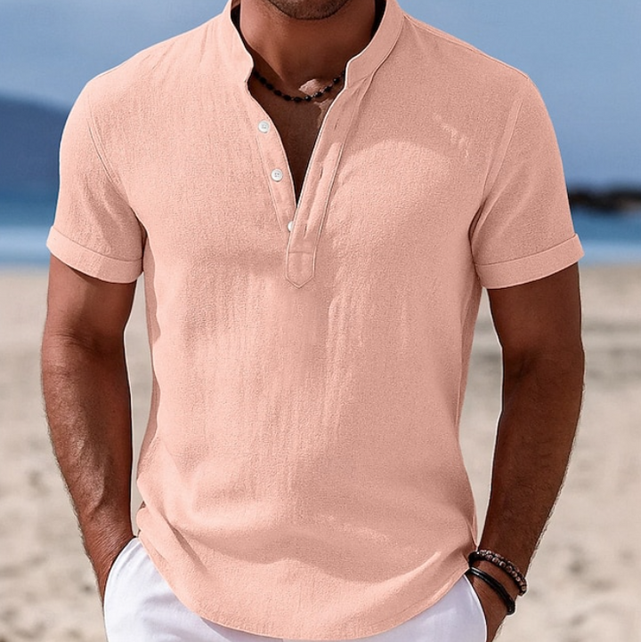 Callum | Summer Button-Up Short Sleeve Shirt