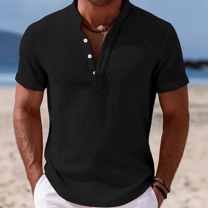 Callum | Summer Button-Up Short Sleeve Shirt