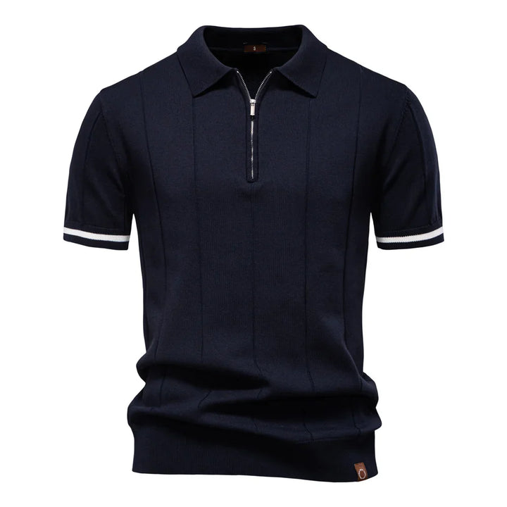 Novira London | Men’s Zip Polo Shirt