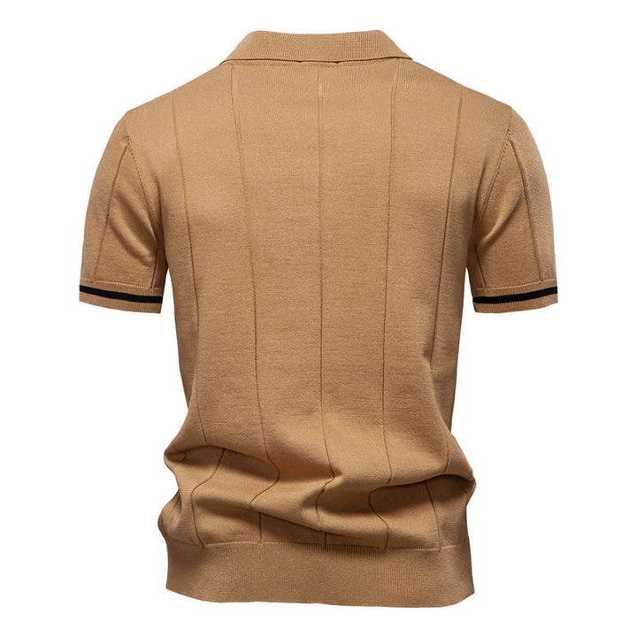 Novira London | Men’s Zip Polo Shirt