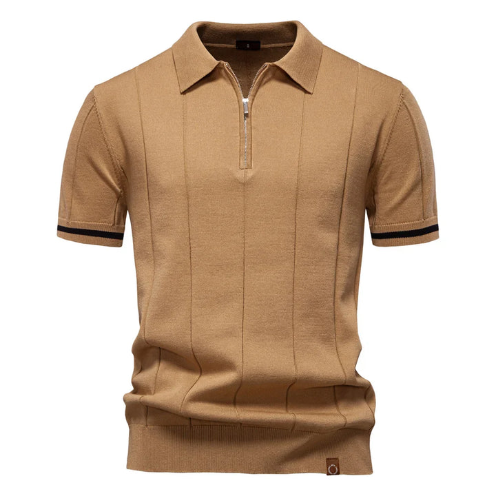 Novira London | Men’s Zip Polo Shirt