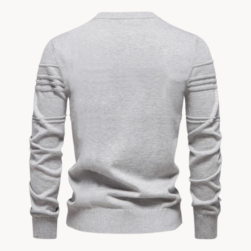Novira London  | Men’s sweater with check pattern