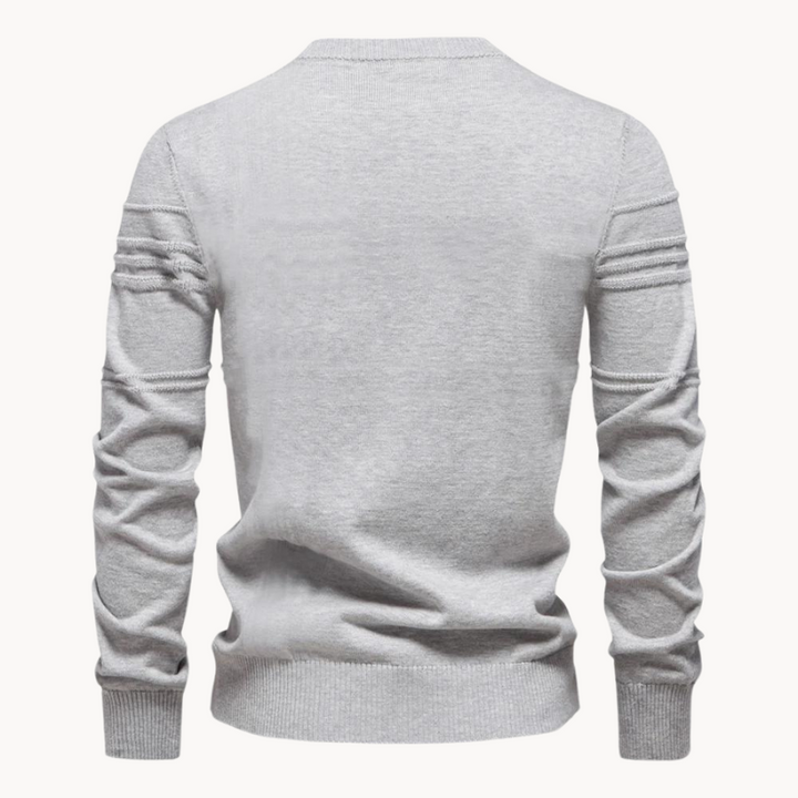 Novira London  | Men’s sweater with check pattern