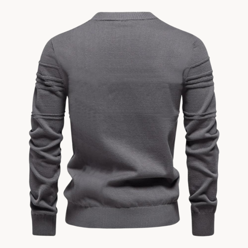 Novira London  | Men’s sweater with check pattern