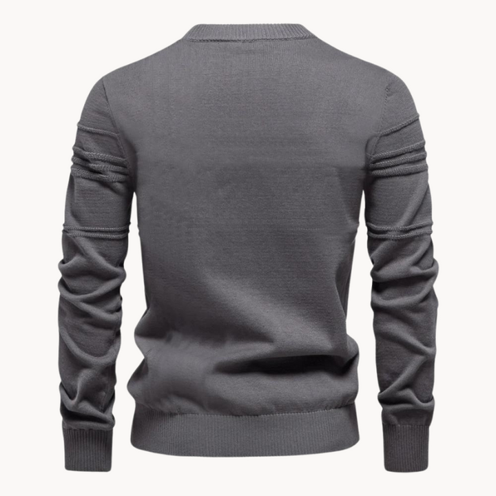 Novira London  | Men’s sweater with check pattern
