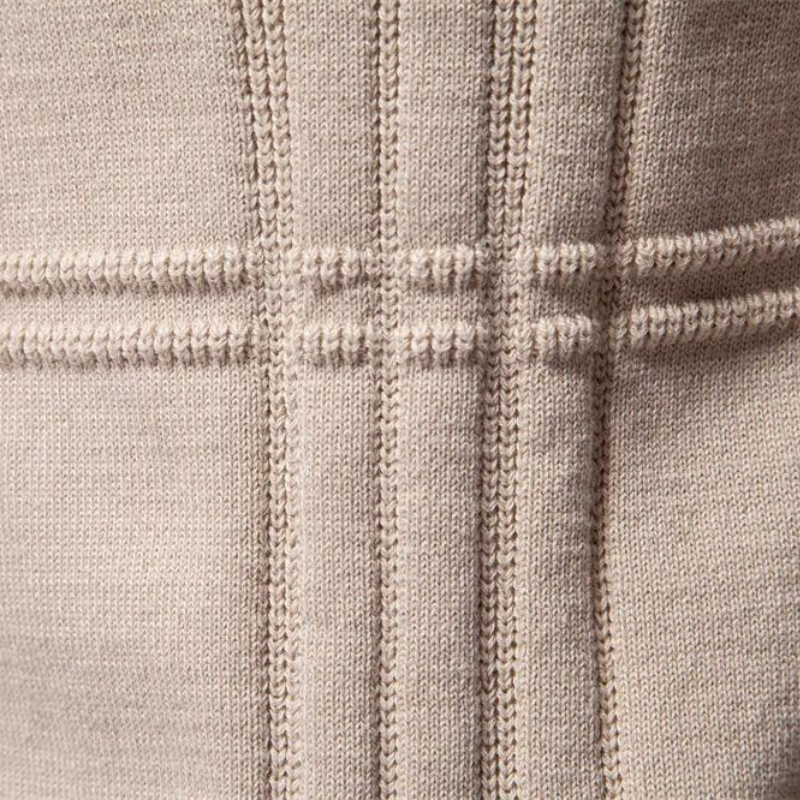 Novira London  | Men’s sweater with check pattern