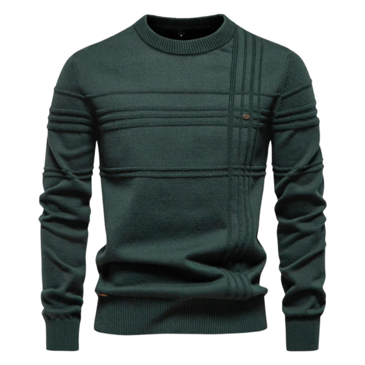 Novira London  | Men’s sweater with check pattern